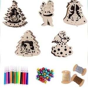 NWT Christmas Wooden Ornaments